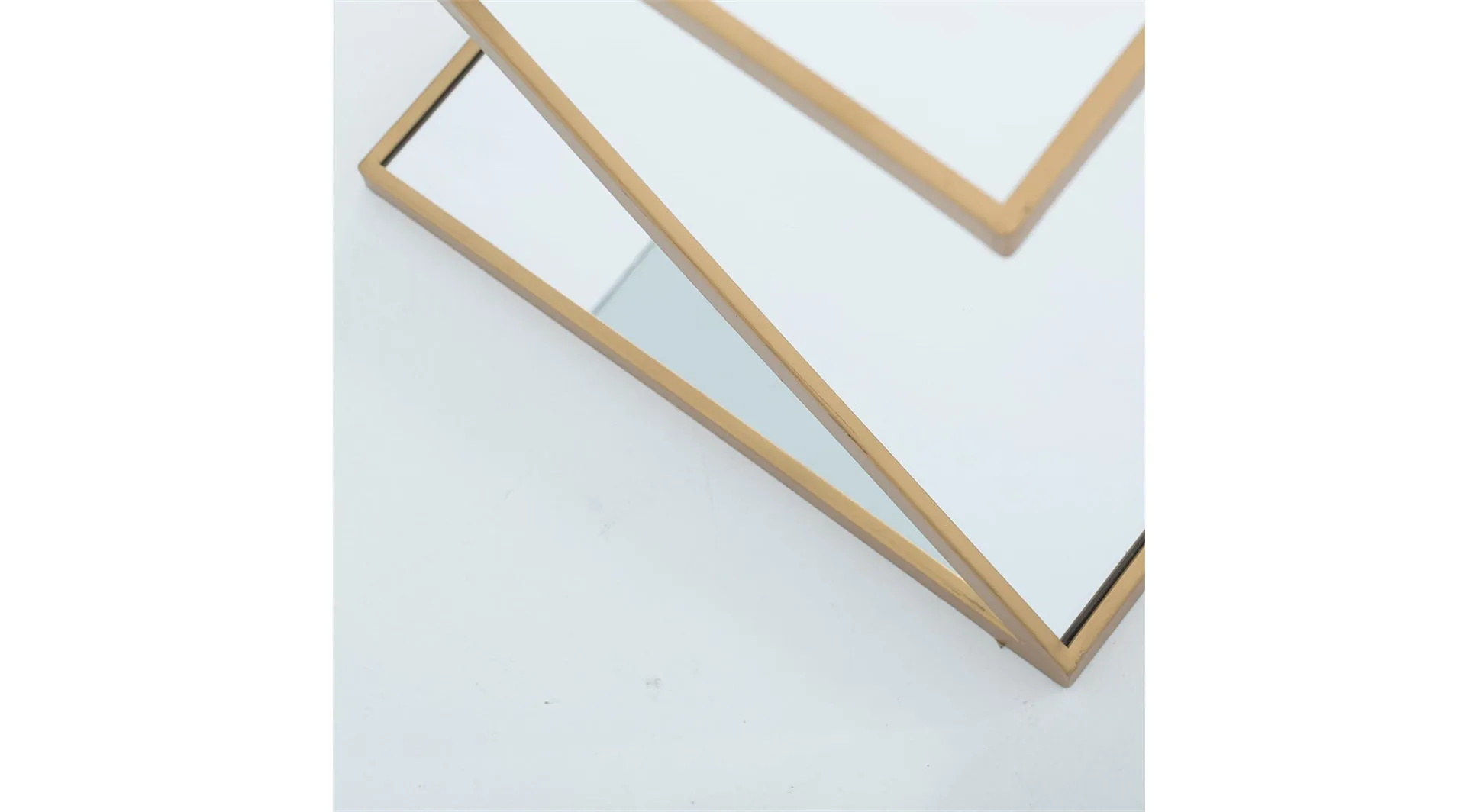 Belgian "Ennia" Mirrored Side Table