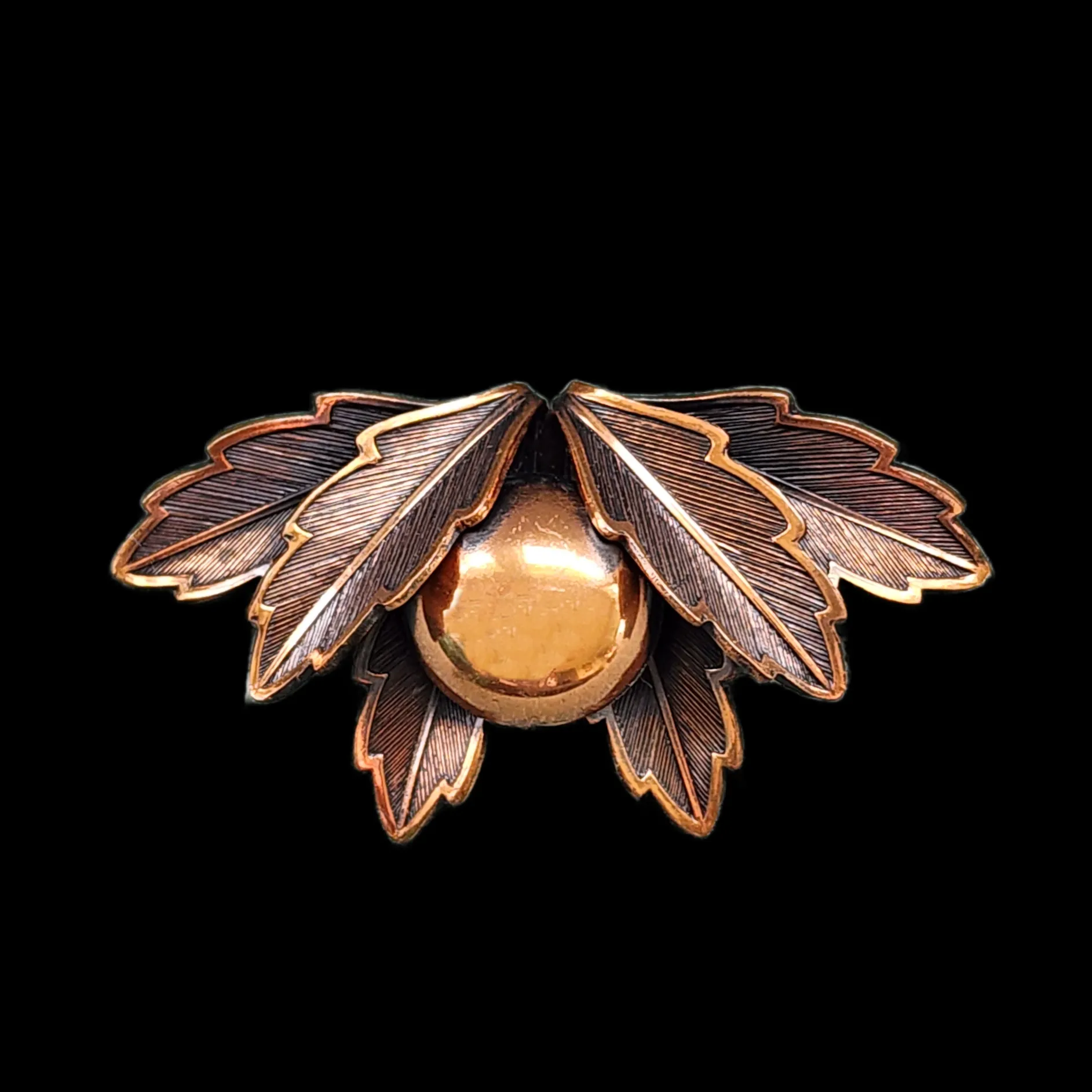 Bell Trading Post Vintage Copper Brooch