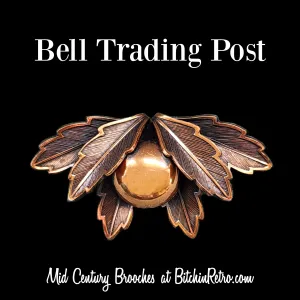 Bell Trading Post Vintage Copper Brooch