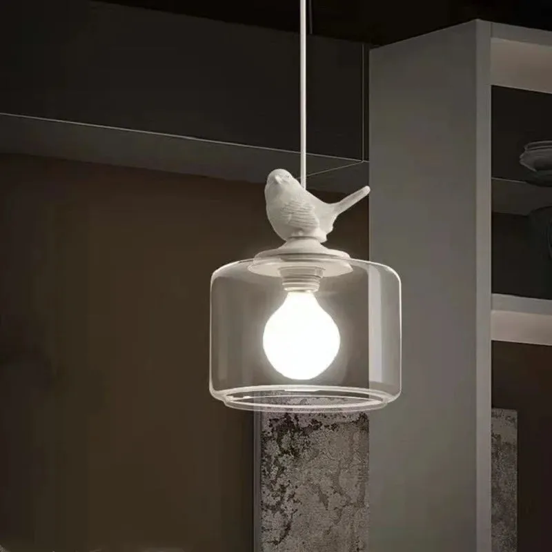 Bird-Inspired Pendant Light – Whimsical Elegance with Warm Illumination