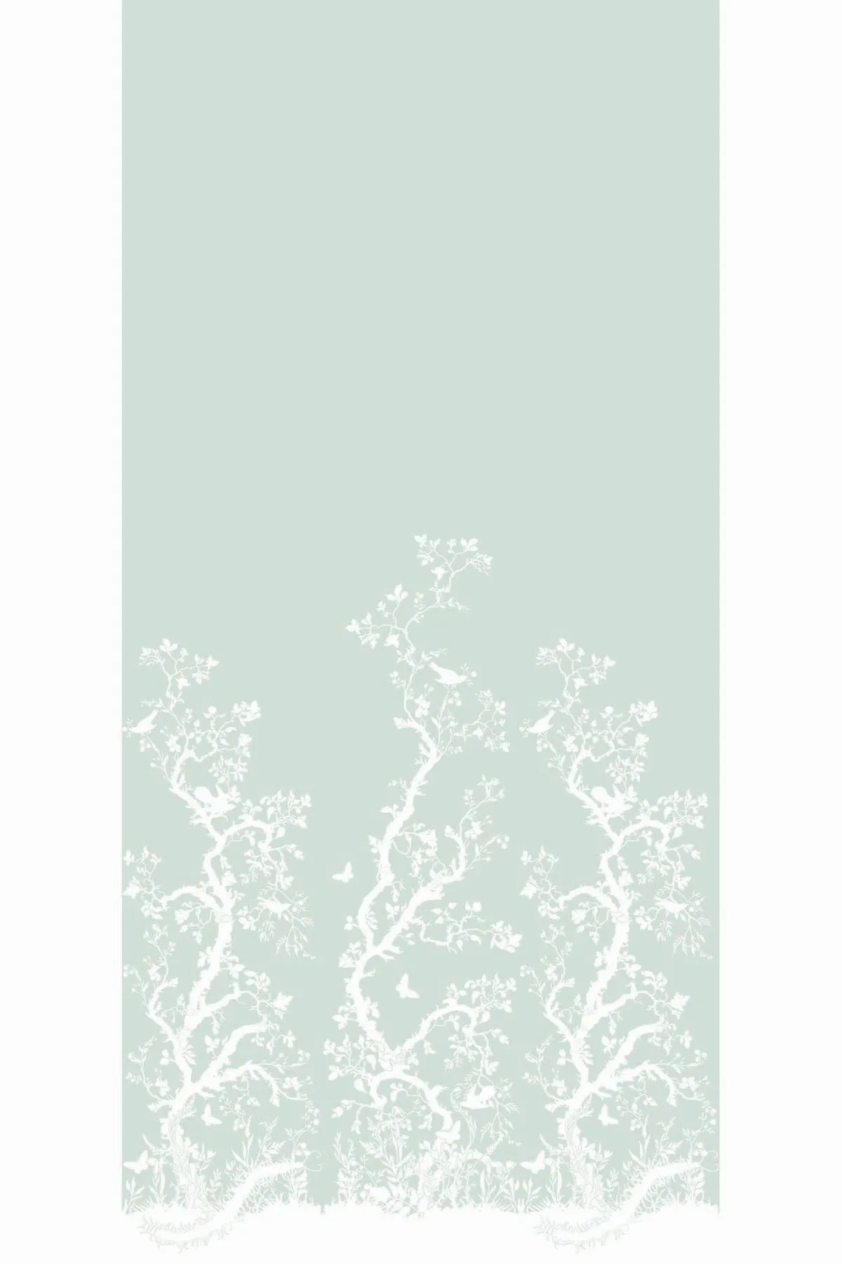 birdbranch hand printed wallpaper panel