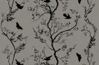 birdbranch stripe velvet fabric