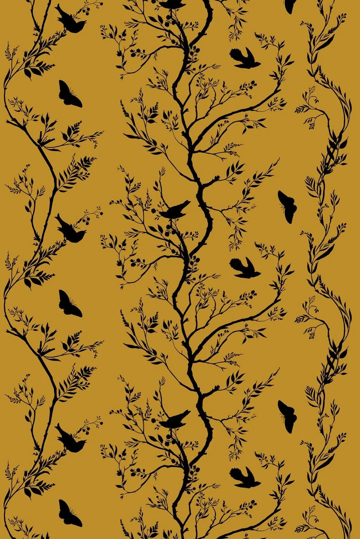 birdbranch stripe velvet fabric