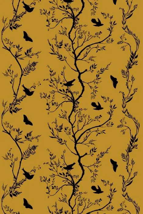birdbranch stripe velvet fabric