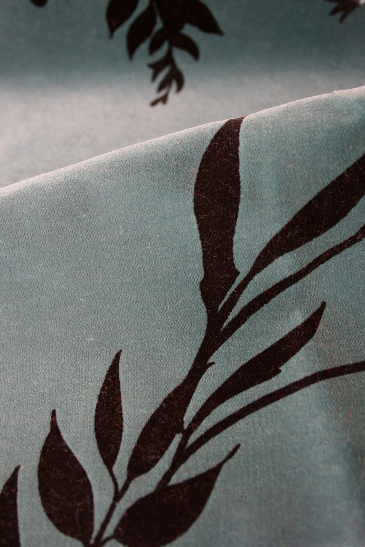 birdbranch stripe velvet fabric