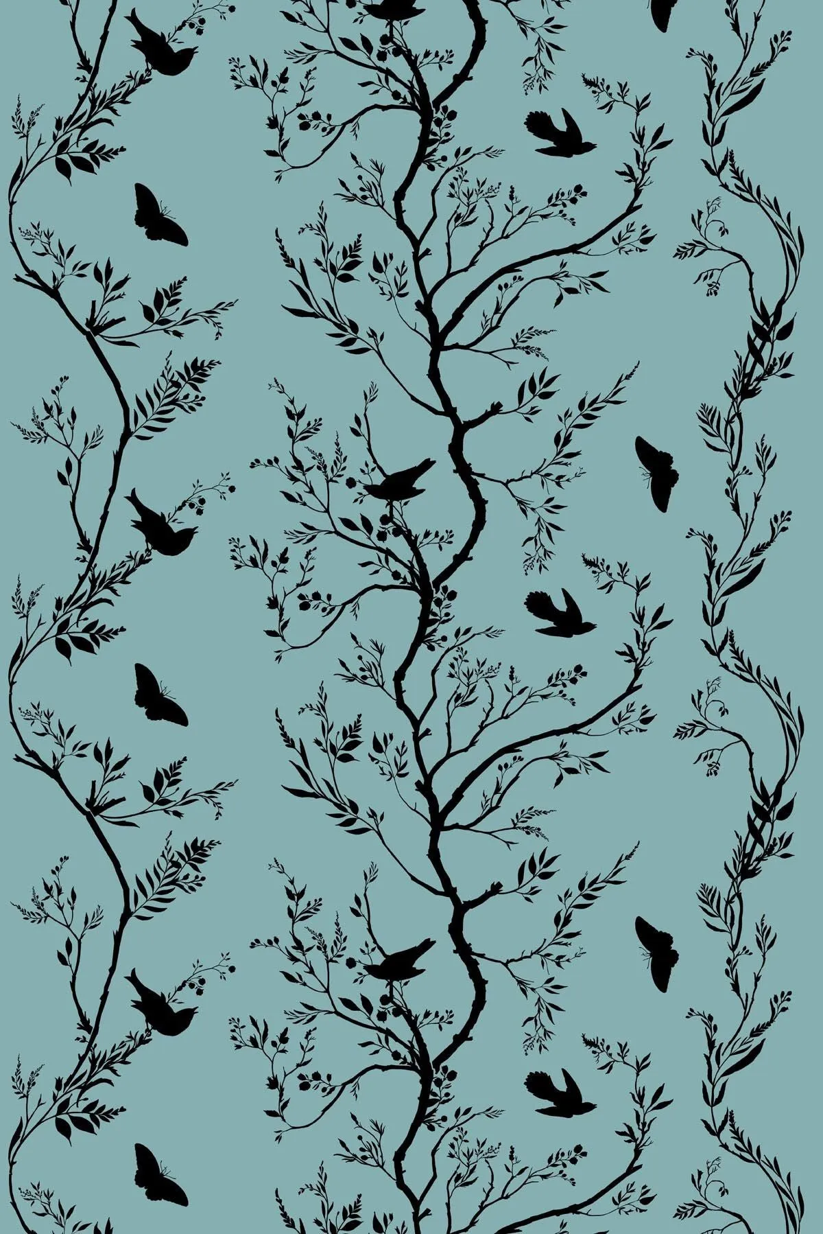 birdbranch stripe velvet fabric