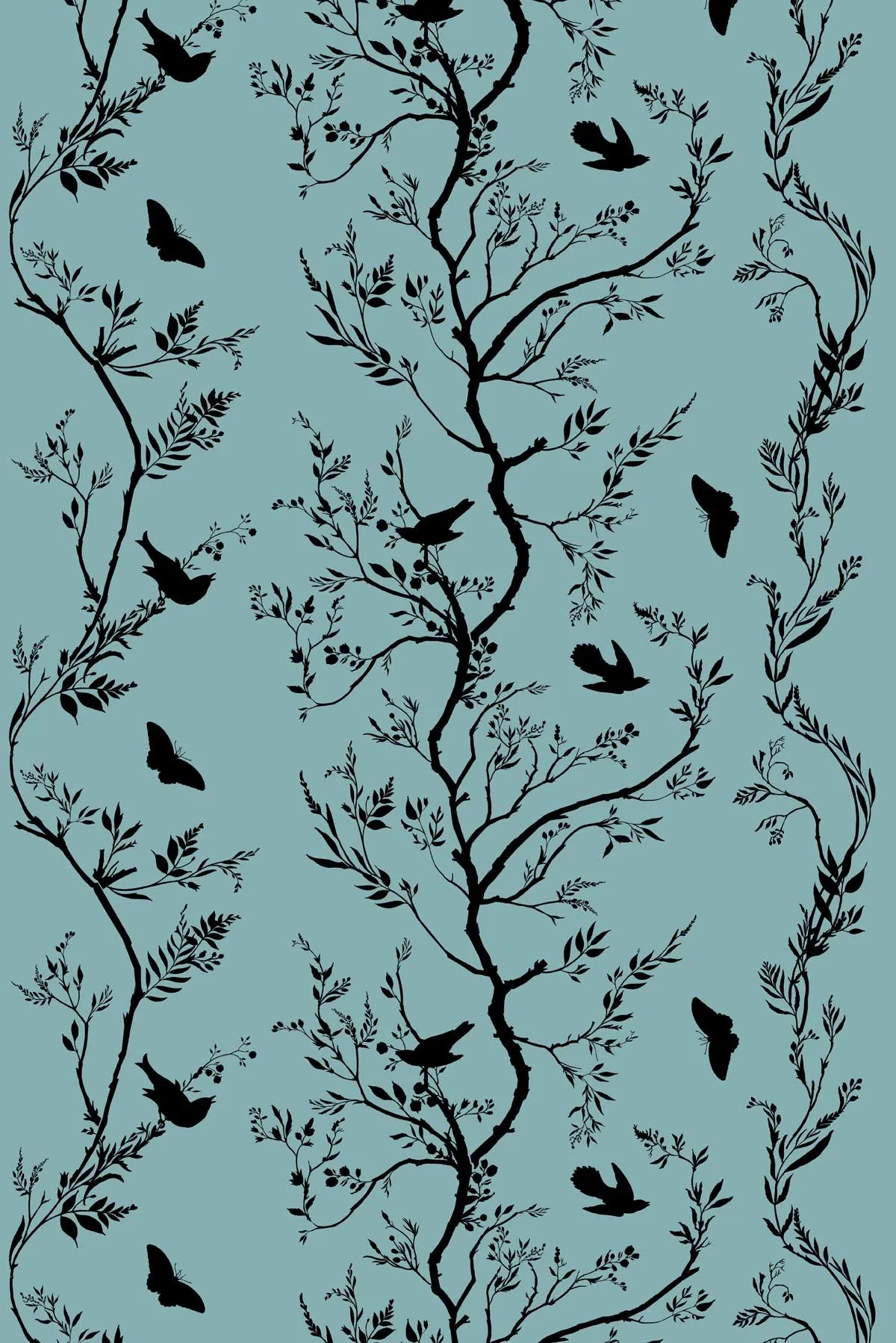 birdbranch stripe velvet fabric