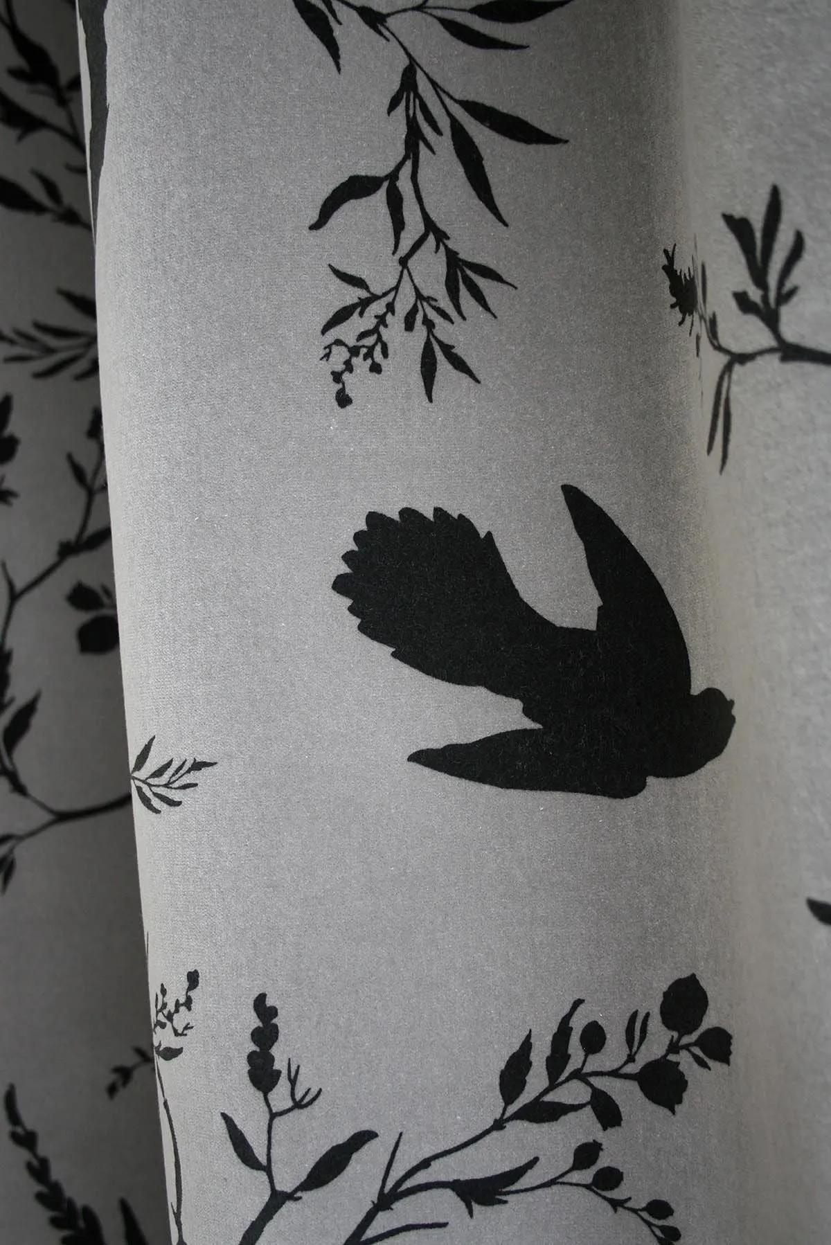 birdbranch stripe velvet fabric