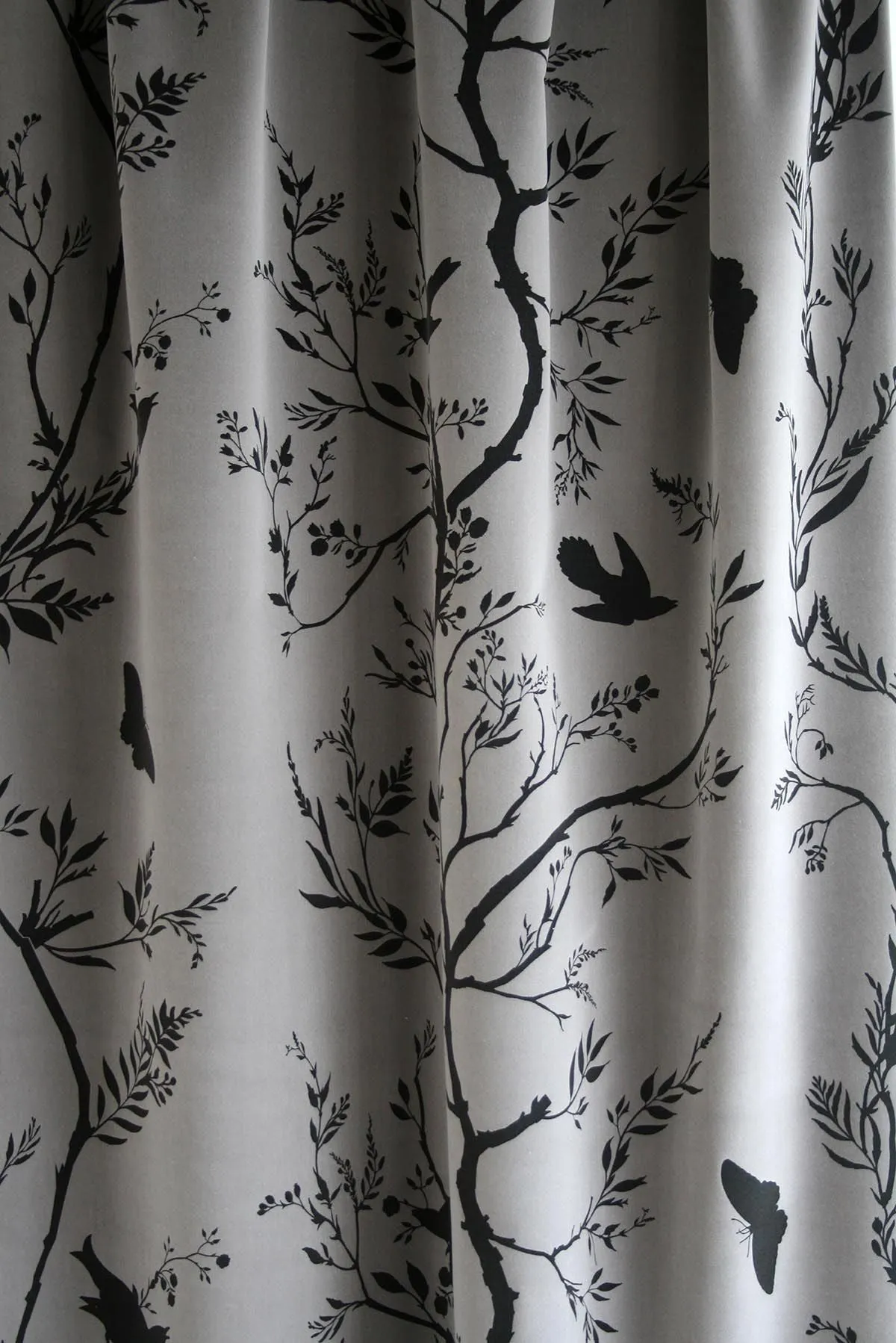 birdbranch stripe velvet fabric