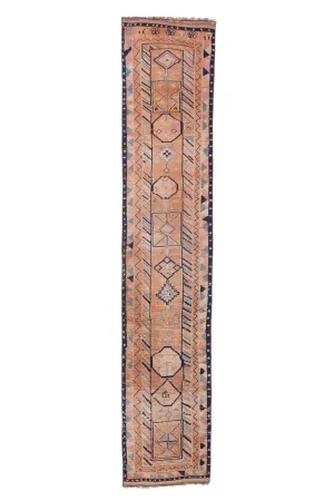 'Bloom' Vintage Turkish Runner- 2'7'' x 13'3'' (ON HOLD)
