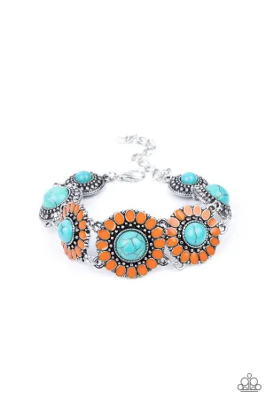 Bodaciously Badlands Orange Paparazzi Bracelet