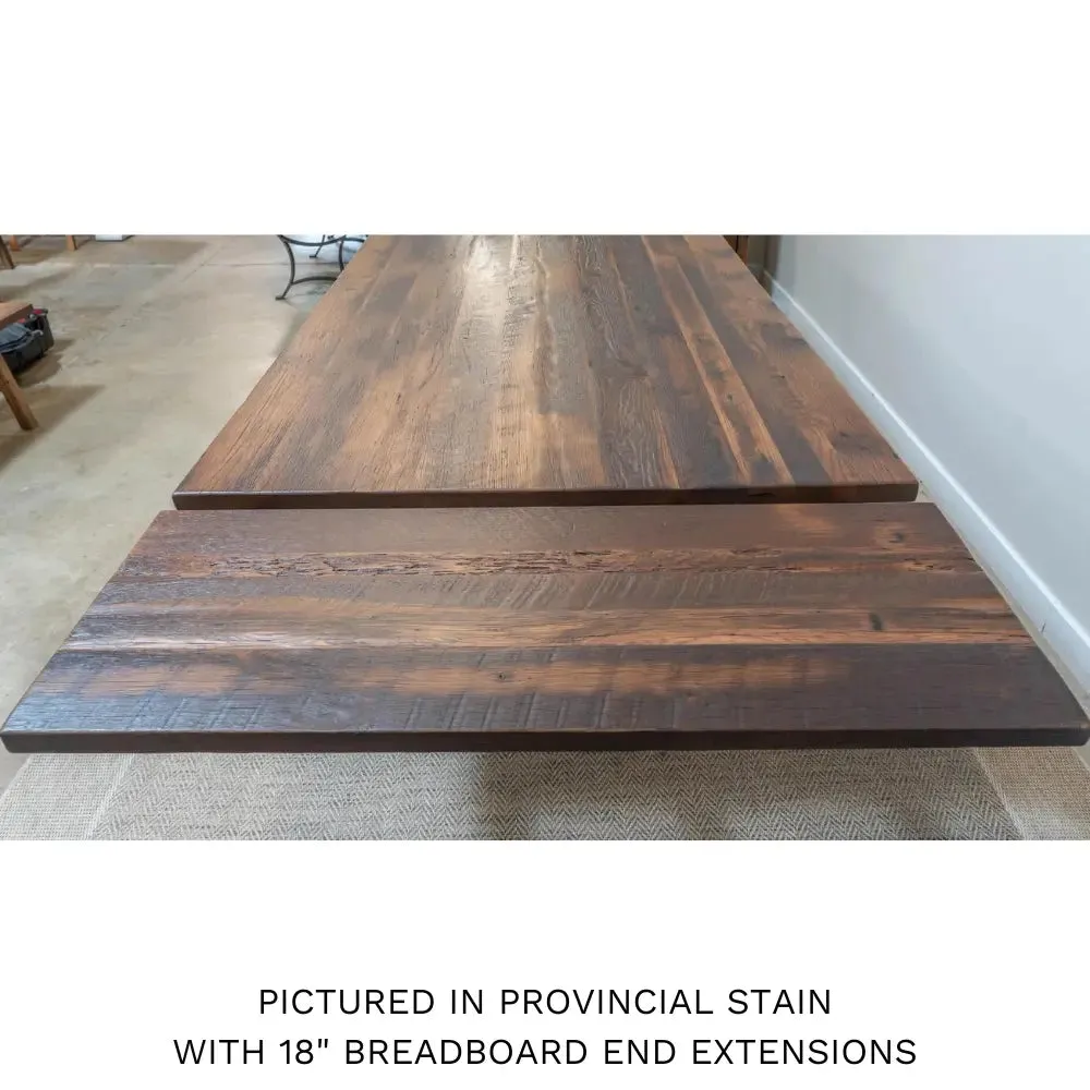 Boone Wood and Steel Dining Table