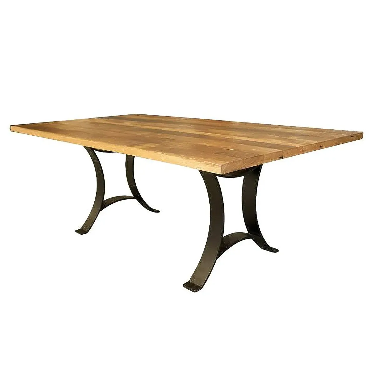 Boone Wood and Steel Dining Table