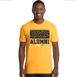 BOWIE ST | 90s ALUMNI Gold Unisex Tees -DK-