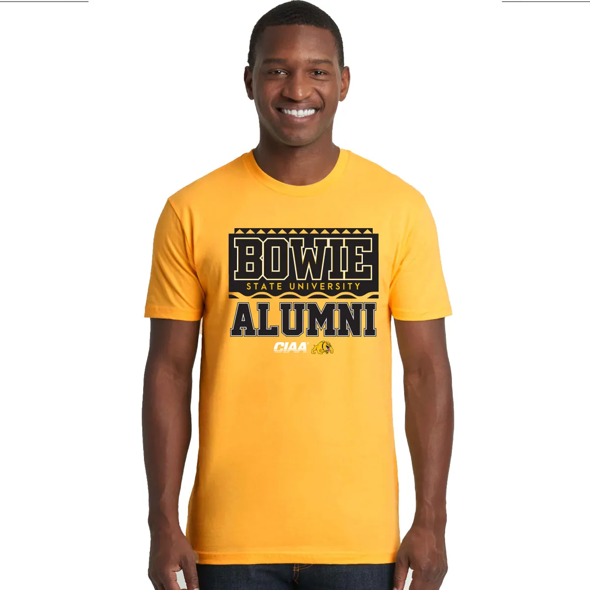 BOWIE ST | 90s ALUMNI Gold Unisex Tees -DK-
