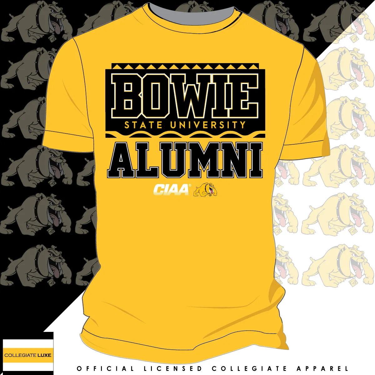 BOWIE ST | 90s ALUMNI Gold Unisex Tees -DK-