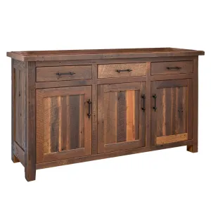 Bristol Rustic Wood Entertainment Center