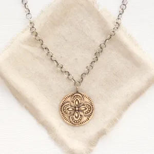 Bronze Wanderer Medallion Necklace