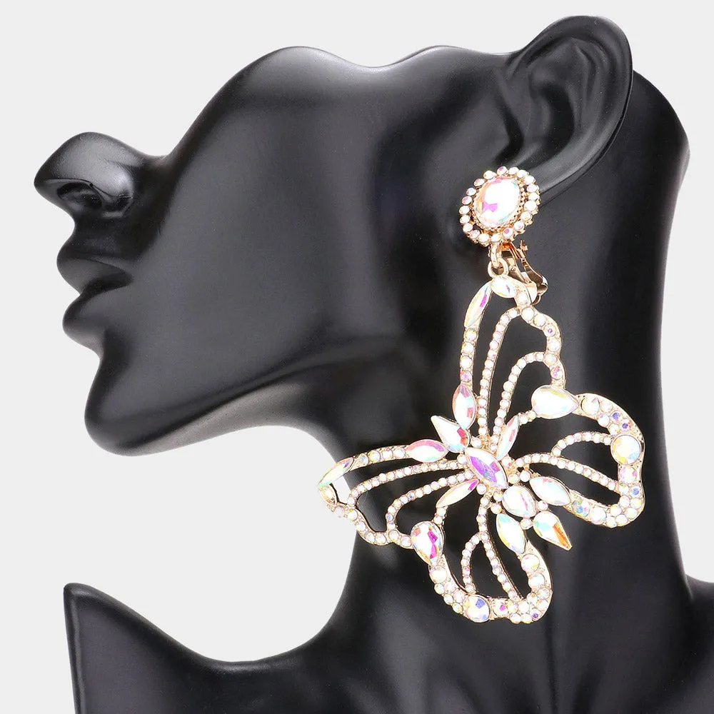 BUTTERFLY DREAMS LUXE EARRINGS (CLIP ON)