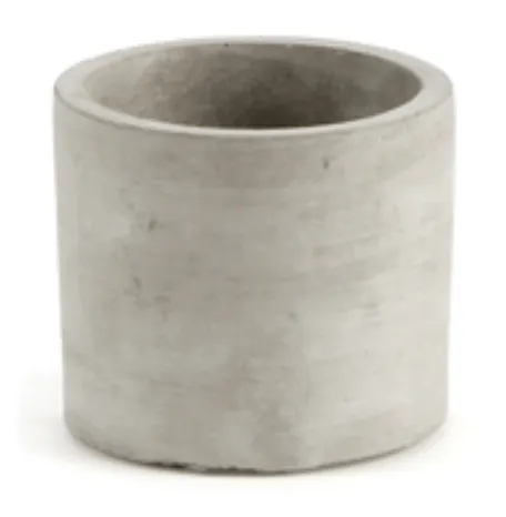 Cachepot, Concrete Pipe, 3"