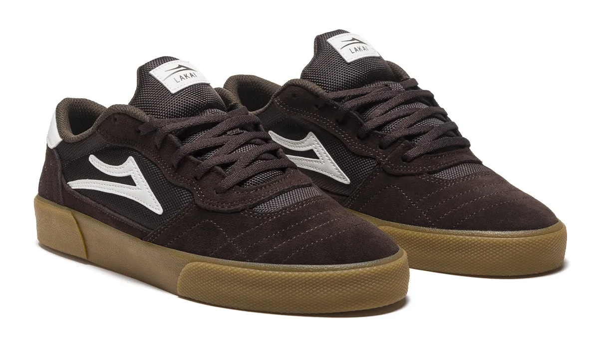 Cambridge - Chocolate/Light Blue UV Suede