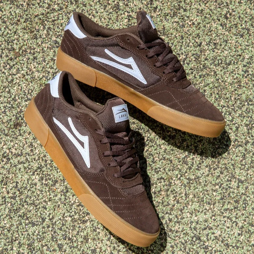 Cambridge - Chocolate/Light Blue UV Suede