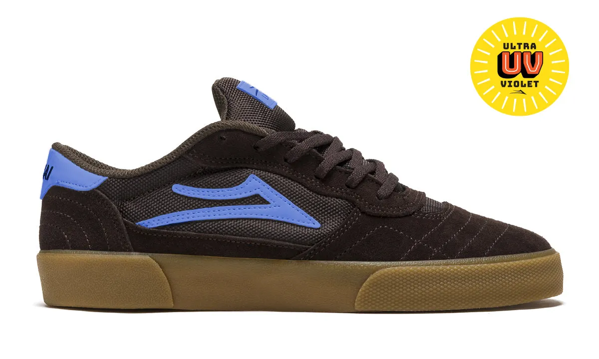 Cambridge - Chocolate/Light Blue UV Suede