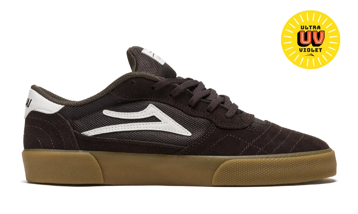 Cambridge - Chocolate/Light Blue UV Suede