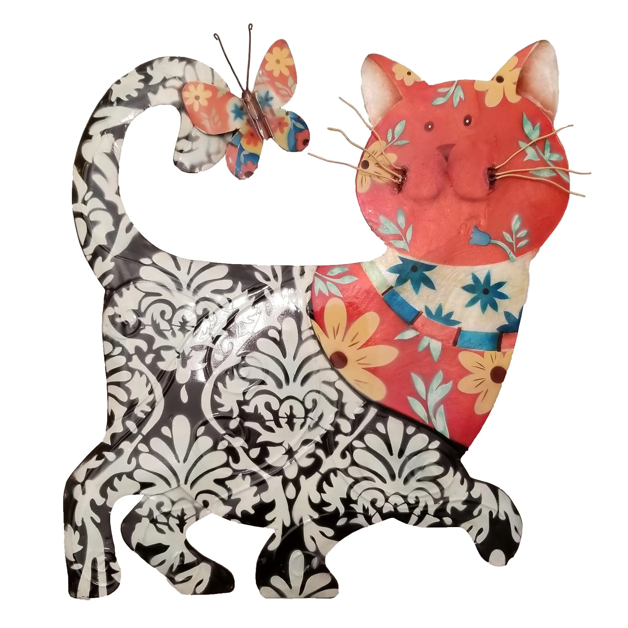 Capiz Shell Whimsical Cat