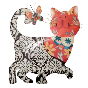 Capiz Shell Whimsical Cat