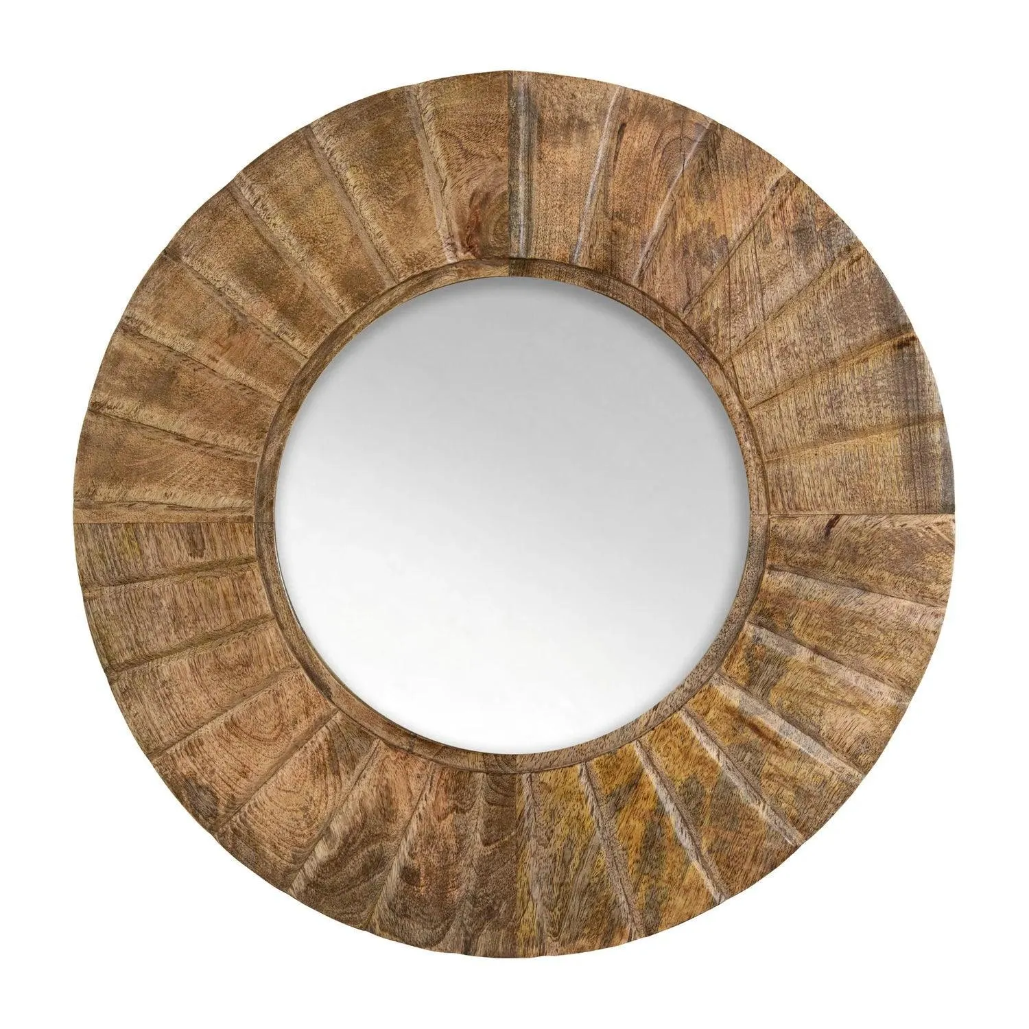 Carved Mango Wood Mirror