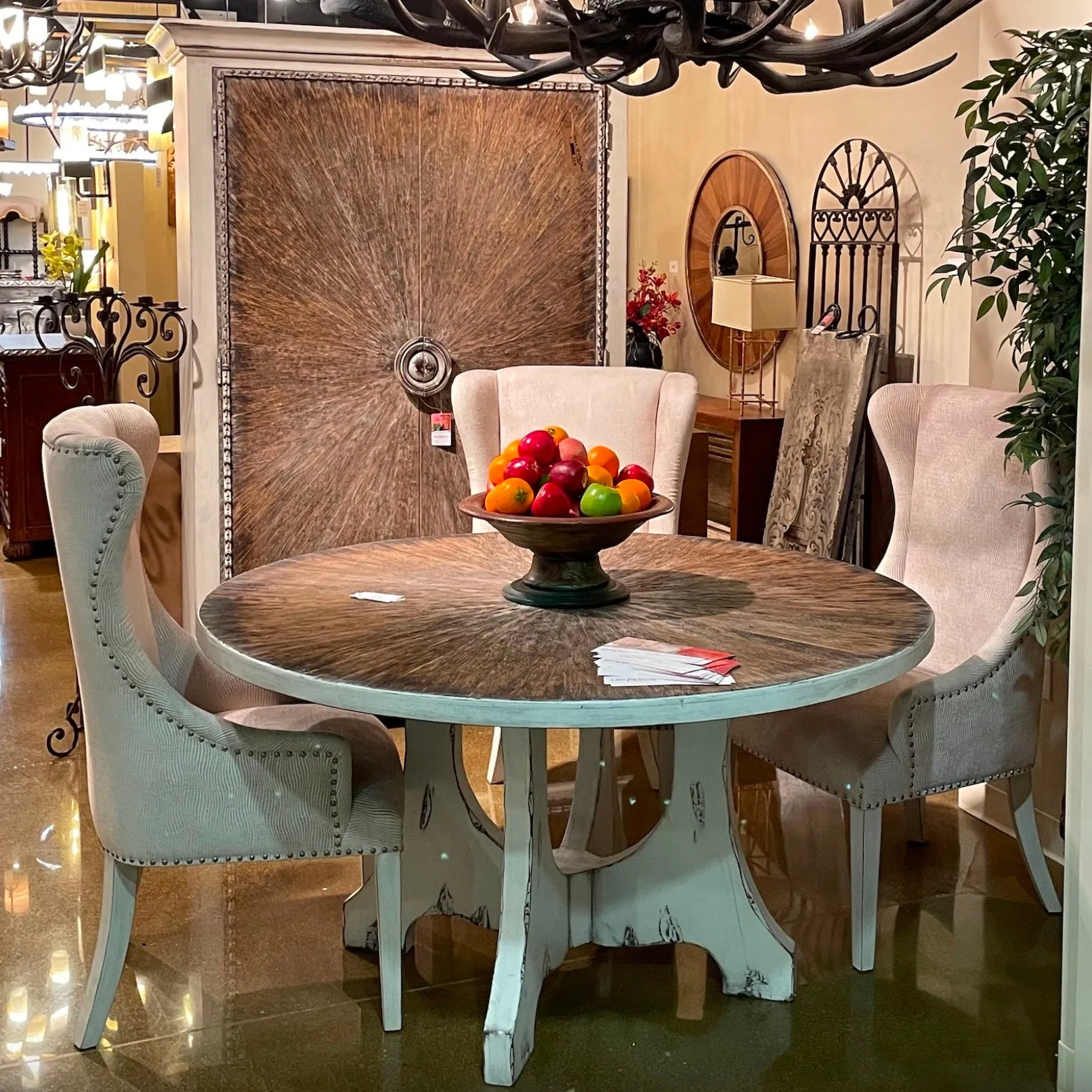 Casa Bonita Modern Rustic Fairmont Dining Table