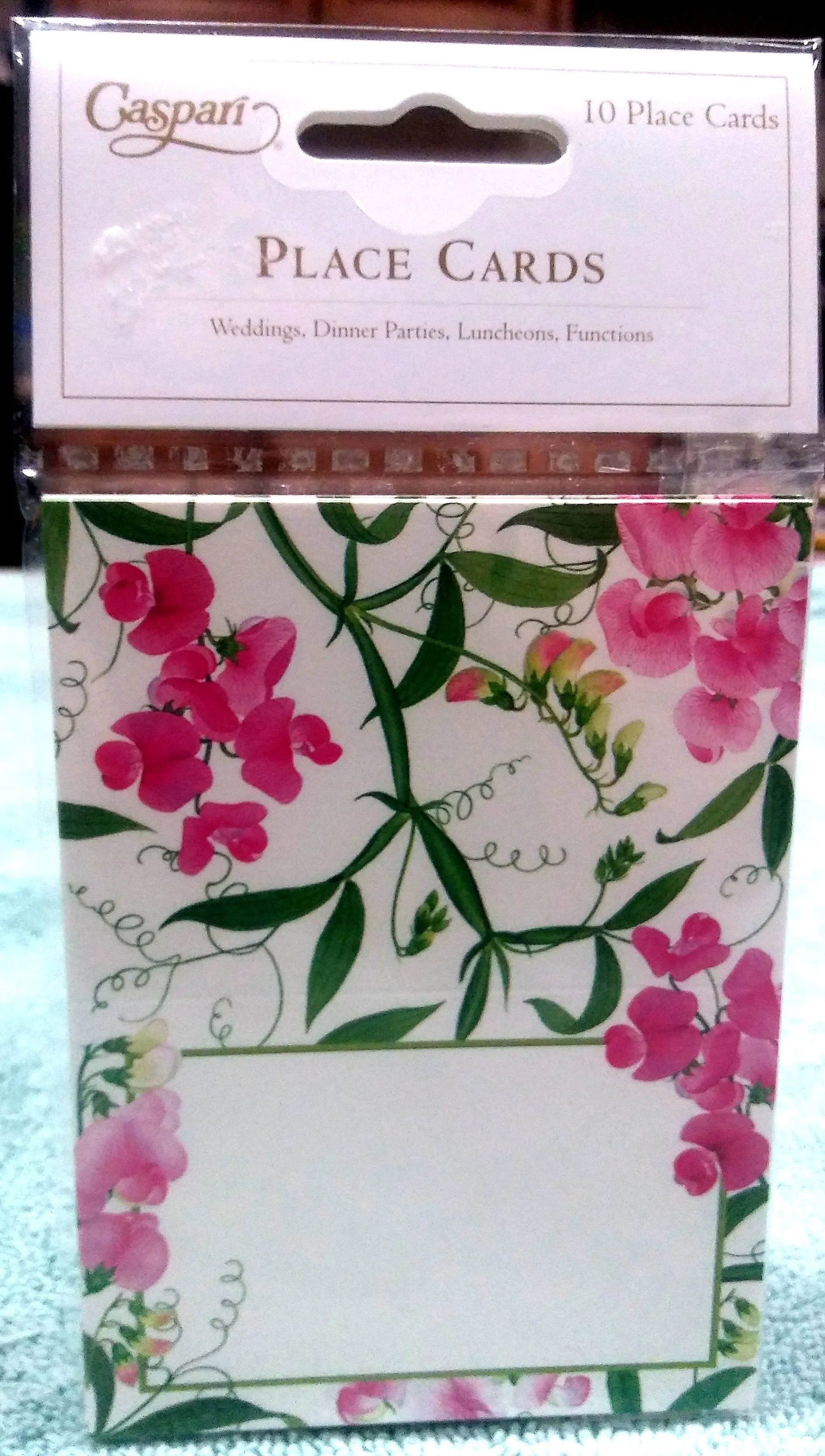 CASPARI SWEET PEAS PLACE CARDS