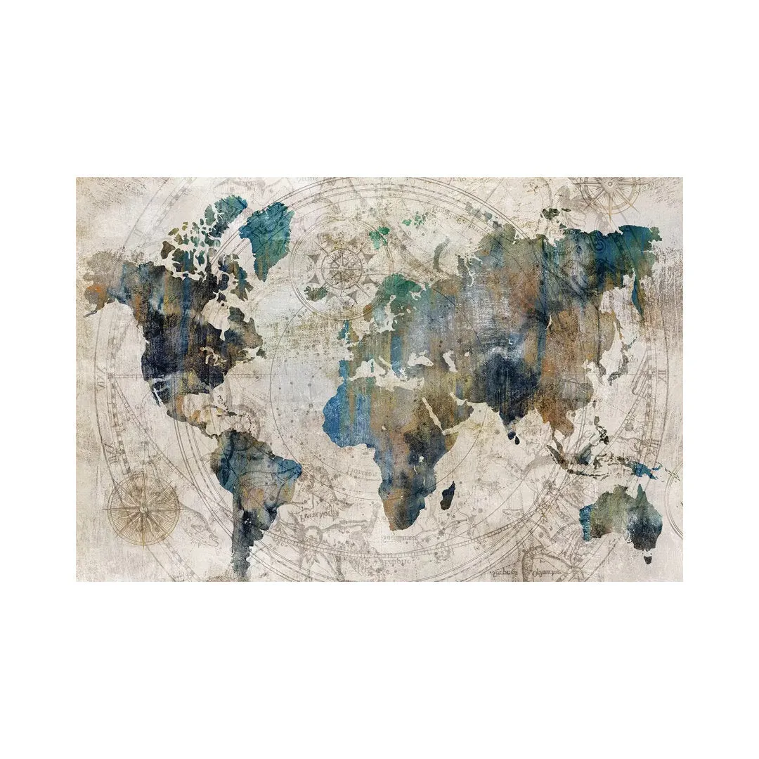 Celestial Map by Isabelle Z - Painting Print The Twillery Co.® Size: 40" H x 60" W x 1.5" D Format: Wrapped Canvas