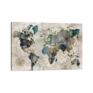 Celestial Map by Isabelle Z - Painting Print The Twillery Co.® Size: 40" H x 60" W x 1.5" D Format: Wrapped Canvas