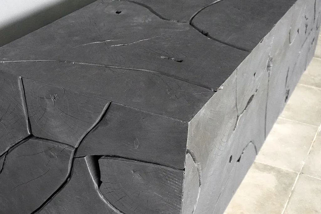 Charcoal Rustic Teak Part Table