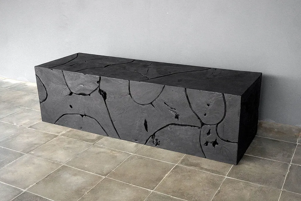 Charcoal Rustic Teak Part Table