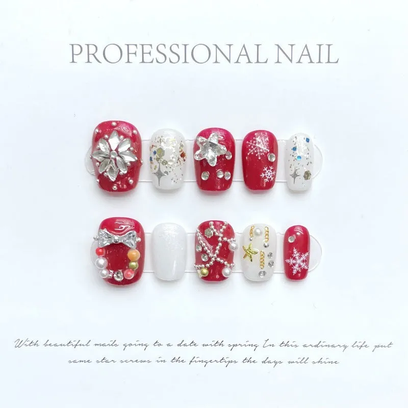 Charming Snowflake – Winter Holiday Glow with Magical Sparkle