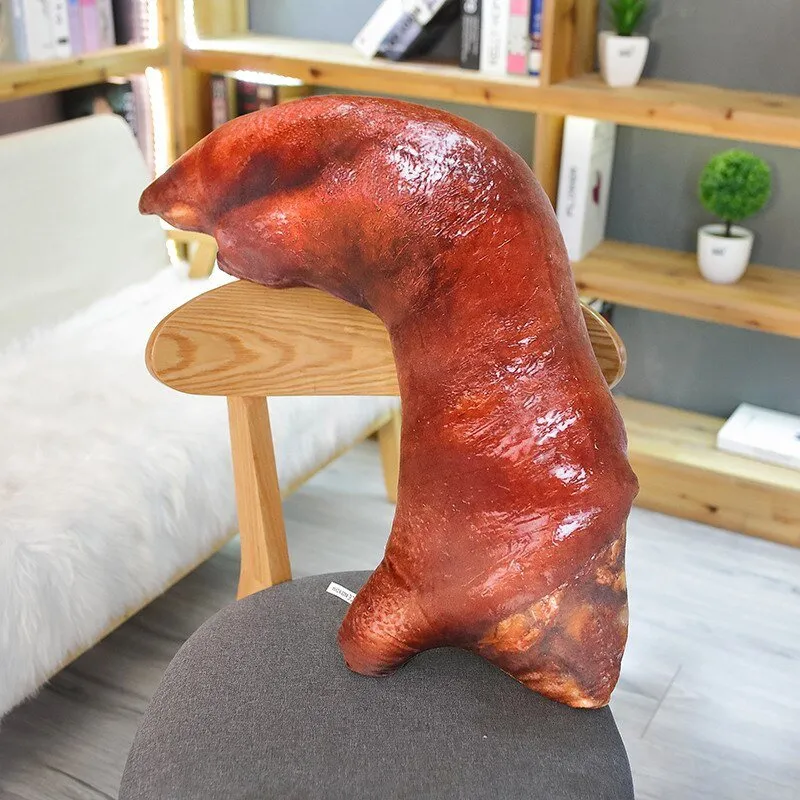 Chicken Leg and Fried Rice Noodles Plush Pillow 120CM