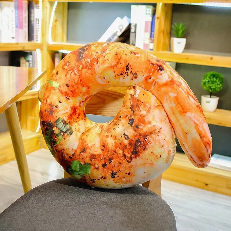 Chicken Leg and Fried Rice Noodles Plush Pillow 120CM