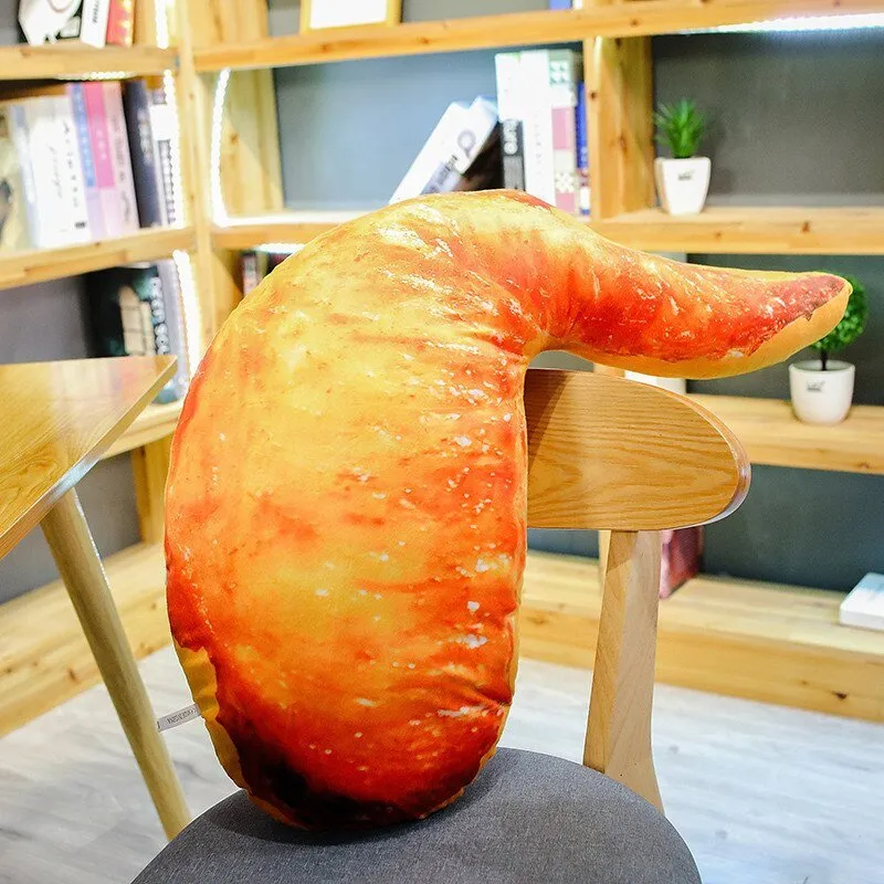 Chicken Leg and Fried Rice Noodles Plush Pillow 120CM