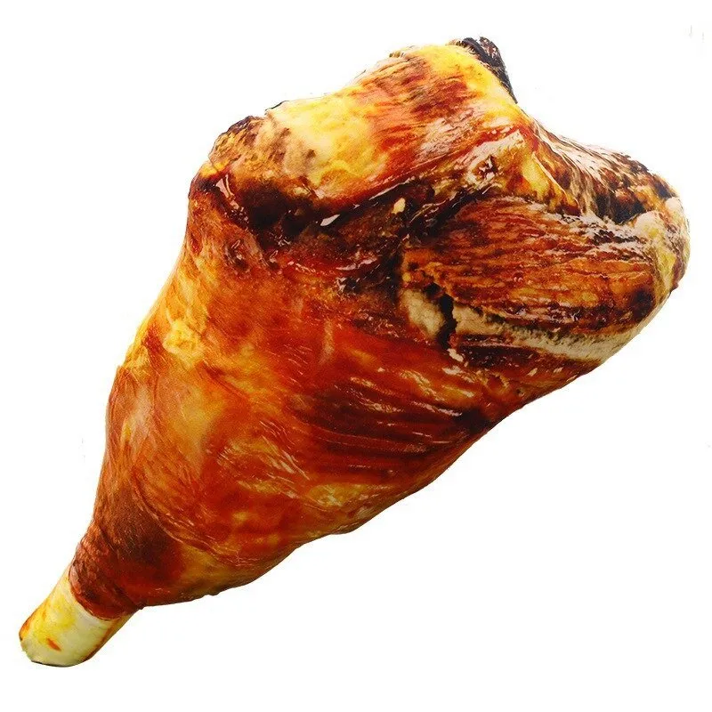 Chicken Leg and Fried Rice Noodles Plush Pillow 120CM
