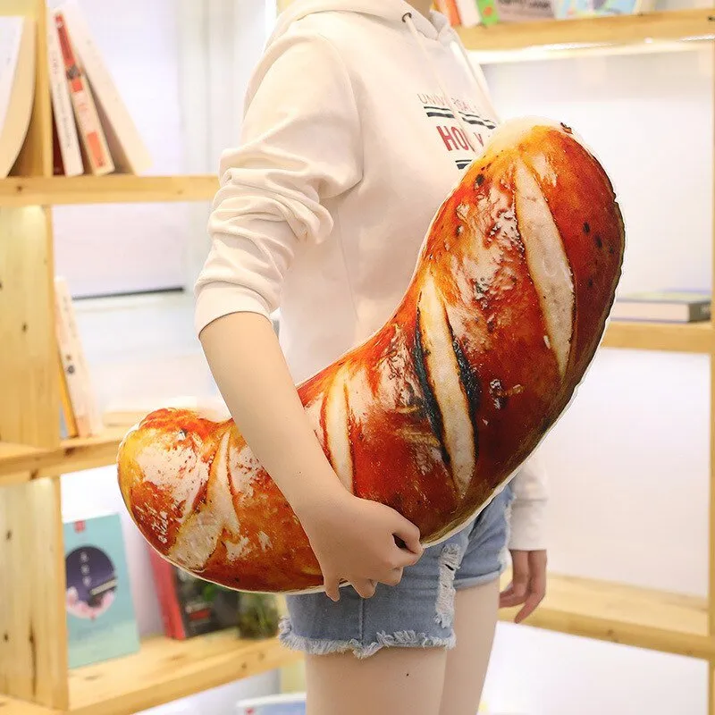 Chicken Leg and Fried Rice Noodles Plush Pillow 120CM