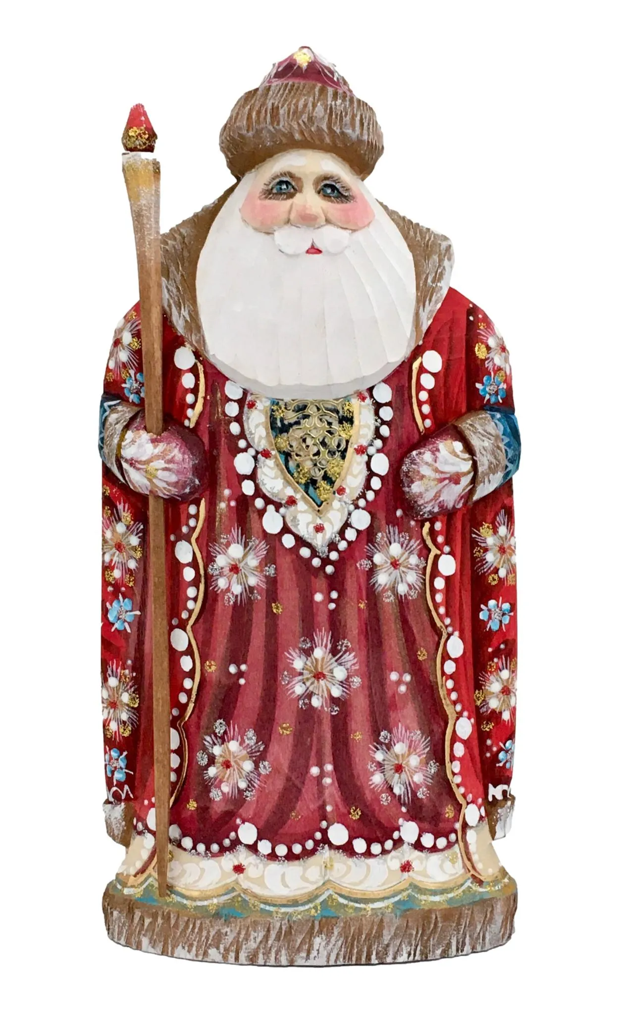 Christmas Gift Hand Carved Santa