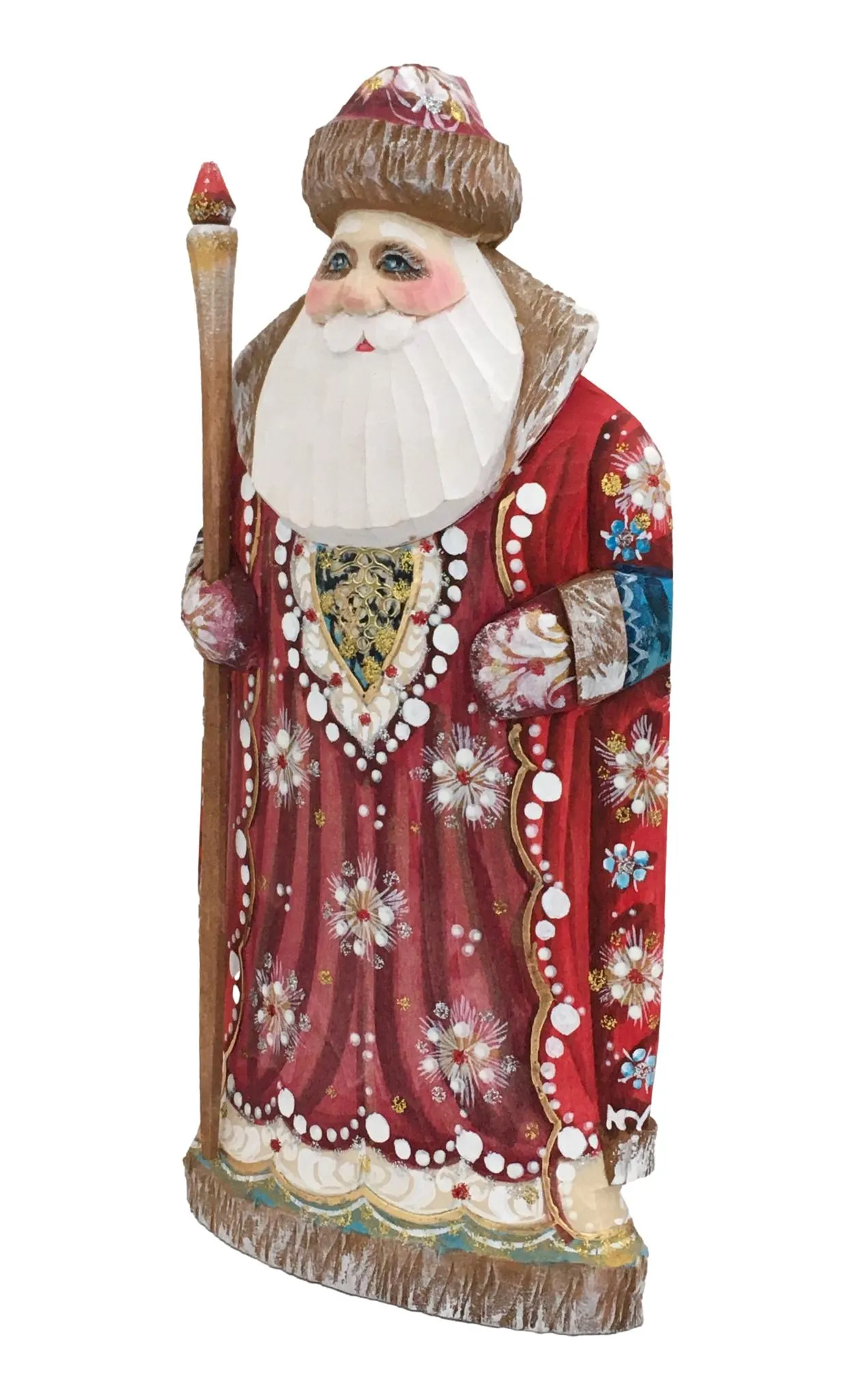 Christmas Gift Hand Carved Santa