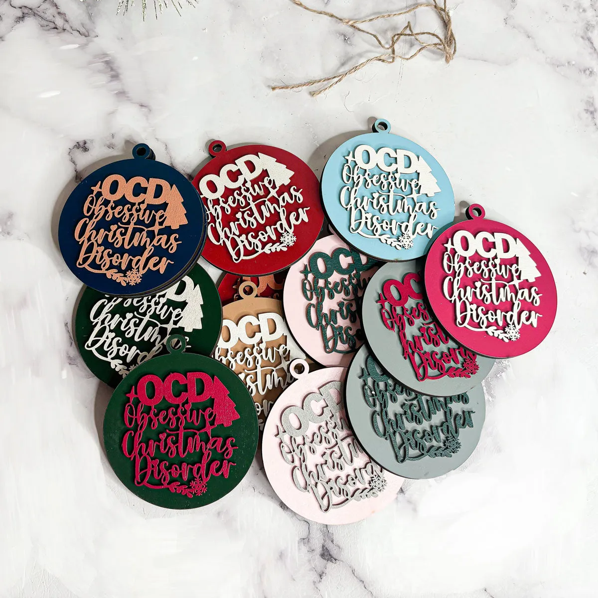 Christmas Wooden Ornaments