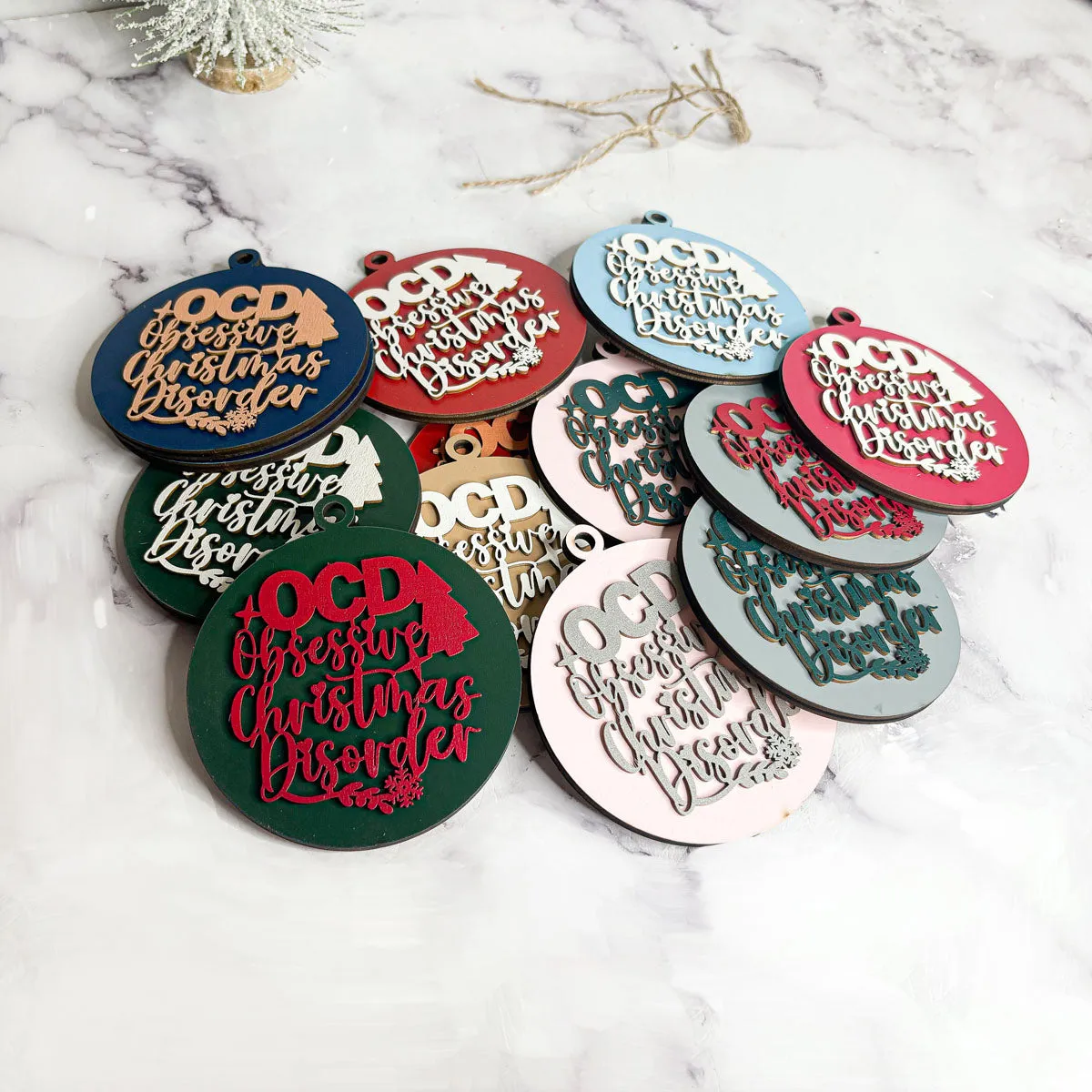 Christmas Wooden Ornaments
