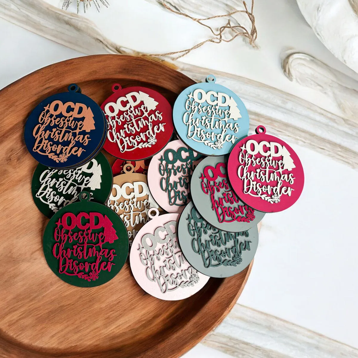 Christmas Wooden Ornaments