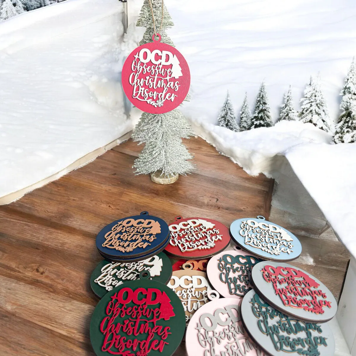 Christmas Wooden Ornaments