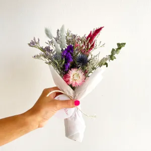 Classic Dried Flower Mini Bouquet: Moody